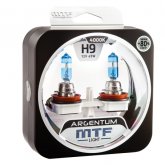 Автомобильная галогенная лампа MTF H9 12v 65w - Argentum +80% (Комплект, 2 шт.) H8A1209